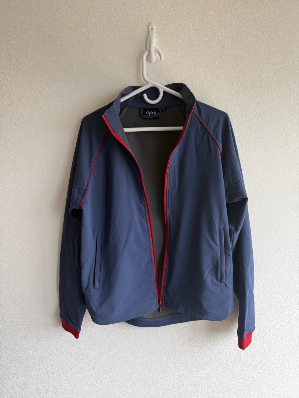 Flylow Mens Blue & Red Softshell Ski Midlayer Jacket S